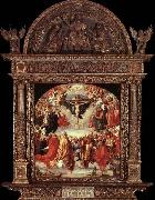 Albrecht Durer The Adoration of the Holy Trinity oil painting